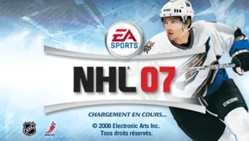 NHL 07 (EU) screen shot title